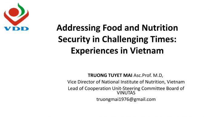 Cover image for Presentation 6: Addressing Food and Nutrition Security in Challenging Times: Experiences in Vietnam