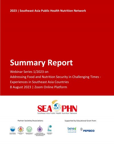 Webinar Series 1/2023 Summary Report