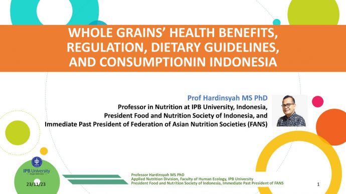 Whole Grains' Health Benefits, Regulation, Dietary Guidelines, and Consumption in Indonesia Cover Image